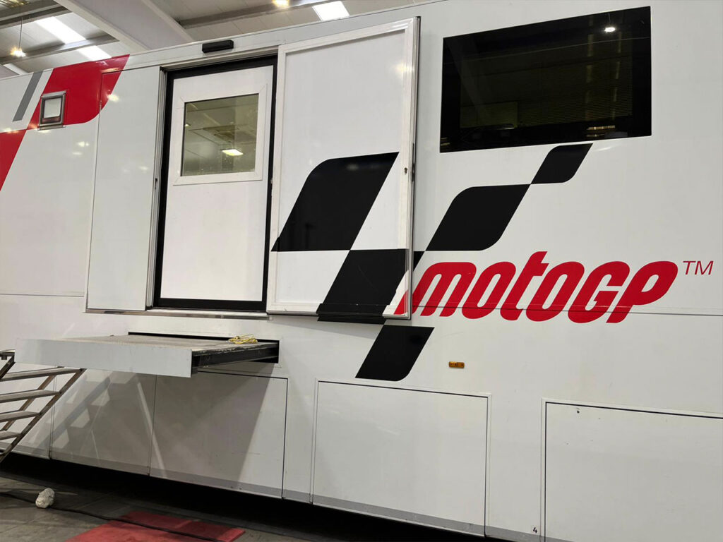 EvoDrive+ on MOTOGP Logistic Truck